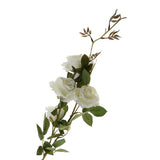 Maxbell Simulation Silk Rose Flower DIY Bouquet Wedding Home Decoration White
