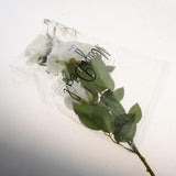 Maxbell Simulation Silk Rose Flower DIY Bouquet Wedding Home Decoration White