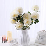 Maxbell Artificial Flower Foliage Home Wedding Garden Decor Bridal Bouquet Cream