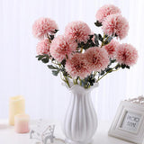 Maxbell Artificial Flower Foliage Home Wedding Garden Decor Bridal Bouquet Pink