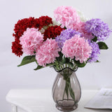 Maxbell 5 Heads Artificial Silk Fake Flower Home Bridal Wedding Decoration DIY  Purple