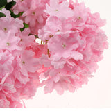 Maxbell 5 Heads Artificial Silk Fake Flower Home Bridal Wedding Decoration DIY  Pink