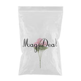 Maxbell 5 Heads Artificial Silk Fake Flower Home Bridal Wedding Decoration DIY  Pink