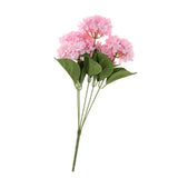 Maxbell 5 Heads Artificial Silk Fake Flower Home Bridal Wedding Decoration DIY  Pink
