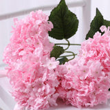 Maxbell 5 Heads Artificial Silk Fake Flower Home Bridal Wedding Decoration DIY  Pink