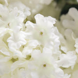 Maxbell 5 Heads Artificial Silk Fake Flower Home Bridal Wedding Decoration DIY  White