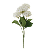 Maxbell 5 Heads Artificial Silk Fake Flower Home Bridal Wedding Decoration DIY  White