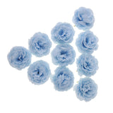 Maxbell 10 Heads Artificial Peony Silk Fake Flower Room Home Bridal Decor Blue