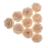 Maxbell 10 Heads Artificial Peony Silk Fake Flower Room Home Bridal Decor Champagne