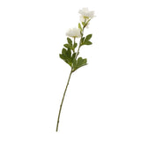 Maxbell Artificial Clematis Flower Leaf Home Wedding Decor Bridal Bouquet White