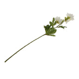 Maxbell Artificial Clematis Flower Leaf Home Wedding Decor Bridal Bouquet White