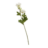 Maxbell Artificial Clematis Flower Leaf Home Wedding Decor Bridal Bouquet White