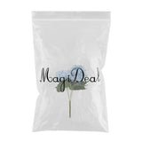 Maxbell Artificial Silk Hydrangea Flower Bouquet Home Garden Table Decor Blue