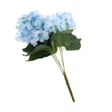 Maxbell Artificial Silk Hydrangea Flower Bouquet Home Garden Table Decor Blue