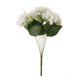 Maxbell Artificial Silk Hydrangea Flower Bouquet Home Garden Table Decor White