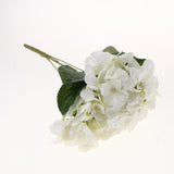 Maxbell Artificial Silk Hydrangea Flower Bouquet Home Garden Table Decor White