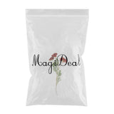 Maxbell Simulation Flower with Leaves Home Wedding Decor Bridal Bouquet Red