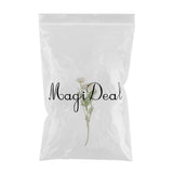 Maxbell Simulation Flower with Leaves Home Wedding Decor Bridal Bouquet Champagne