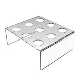 Maxbell 9 Holes Acrylic Ice Cream Cone Sushi Stand Holder Baby Showers Transparent