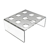 Maxbell 9 Holes Acrylic Ice Cream Cone Sushi Stand Holder Baby Showers Transparent