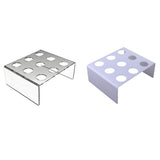 Maxbell 9 Holes Acrylic Ice Cream Cone Sushi Stand Holder Baby Showers Transparent