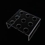 Maxbell 9 Holes Acrylic Ice Cream Cone Sushi Stand Holder Baby Showers Transparent