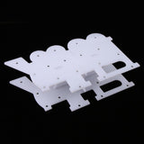 Maxbell 18 Hole Acrylic Lollipop Display Stand Holder for Weddings Party White