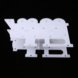Maxbell 18 Hole Acrylic Lollipop Display Stand Holder for Weddings Party White