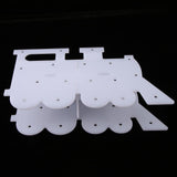 Maxbell 18 Hole Acrylic Lollipop Display Stand Holder for Weddings Party White
