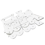 Maxbell 18 Hole Acrylic Lollipop Display Stand Holder for Weddings Party Transparent