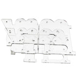 Maxbell 18 Hole Acrylic Lollipop Display Stand Holder for Weddings Party Transparent