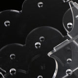 Maxbell 18 Hole Acrylic Lollipop Display Stand Holder for Weddings Party Transparent
