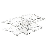 Maxbell 18 Hole Acrylic Lollipop Display Stand Holder for Weddings Party Transparent