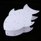 Maxbell 14 Hole Acrylic Lollipop Display Stand Holder for Weddings Party White