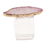 Maxbell Crystal Napkin Serviette Ring Holders Table Adornment Party Decor  Pink