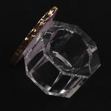 Maxbell Crystal Napkin Serviette Ring Holders Table Adornment Party Decor  Pink