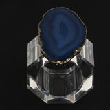 Maxbell Crystal Napkin Serviette Ring Holders Table Adornment Party Decor  Blue