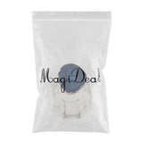 Maxbell Crystal Napkin Serviette Ring Holders Table Adornment Party Decor  Blue