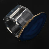 Maxbell Crystal Napkin Serviette Ring Holders Table Adornment Party Decor  Blue