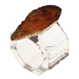 Maxbell Crystal Napkin Serviette Ring Holders Table Adornment Party Decor  Blank