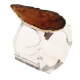 Maxbell Crystal Napkin Serviette Ring Holders Table Adornment Party Decor  Blank