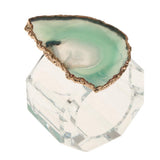 Maxbell Crystal Napkin Serviette Ring Holders Table Adornment Party Decor  Green