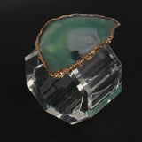 Maxbell Crystal Napkin Serviette Ring Holders Table Adornment Party Decor  Green
