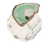 Maxbell Crystal Napkin Serviette Ring Holders Table Adornment Party Decor  Green