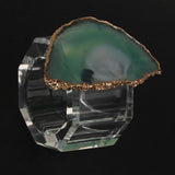 Maxbell Crystal Napkin Serviette Ring Holders Table Adornment Party Decor  Green
