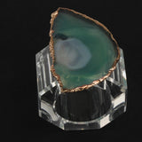 Maxbell Crystal Napkin Serviette Ring Holders Table Adornment Party Decor  Green