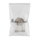 Maxbell Crystal Napkin Serviette Ring Holders Table Adornment Party Decor White