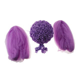 Max Wedding Flowers Balls with Tulle Wedding Venue Hanging Decor Purple