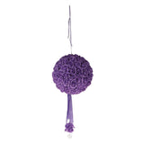 Max Wedding Flowers Balls with Tulle Wedding Venue Hanging Decor Purple
