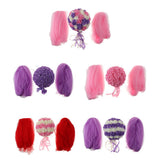 Max Wedding Flowers Balls with Tulle Wedding Venue Hanging Decor Purple